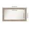 Trellis Silver Non-Beveled Custom Framed Bathroom Vanity Wall Mirror